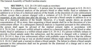 Blood Sampling Death by Vehicle Amendment 2015