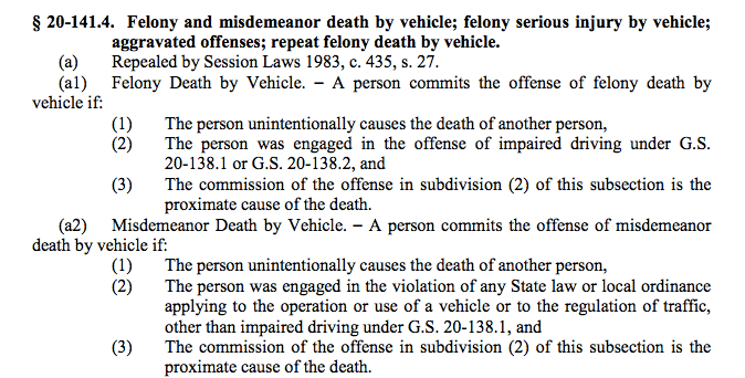 felony-death-vehicle-north-carolina-2016
