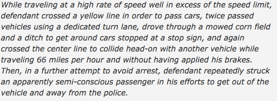 NC Courts Malice Example