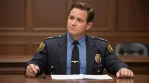 Police officer in courtroom testifying about drug recognition expert (DRE) testimony in North Carolina impaired driving case