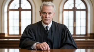 North Carolina judge in a courtroom setting representing judicial evaluation of scientific evidence and credibility in DWI cases involving Auto-Brewery Syndrome