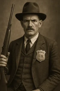 U.S. revenuer enforcing Prohibition laws in North Carolina, symbolizing state taxation, moonshine raids, and the roots of taxing crime.