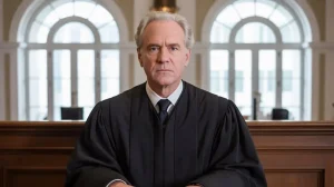 Image representing a judge North Carolina in courtroom representing how self-defense, castle doctrine, and stand your ground law are evaluated under NC criminal statutes