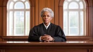 Charlotte NC district court judge illustration for fleeing to elude court process FAQ