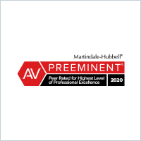 Martindale AV Rated Award