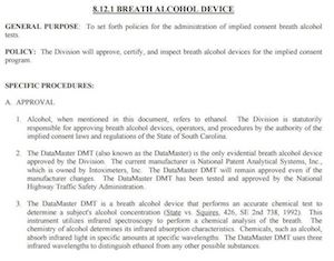 Breath Alcohol Device